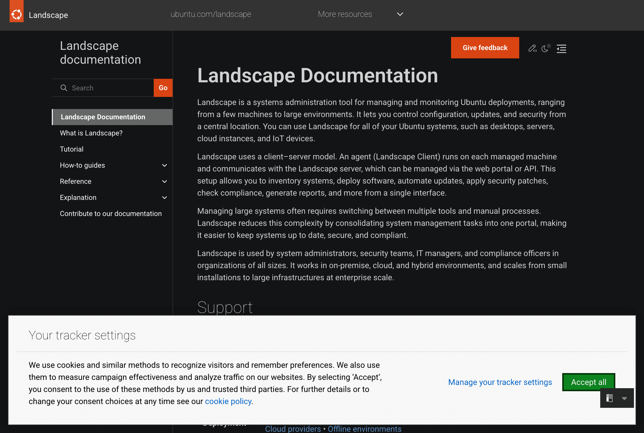 Canonical docs preview