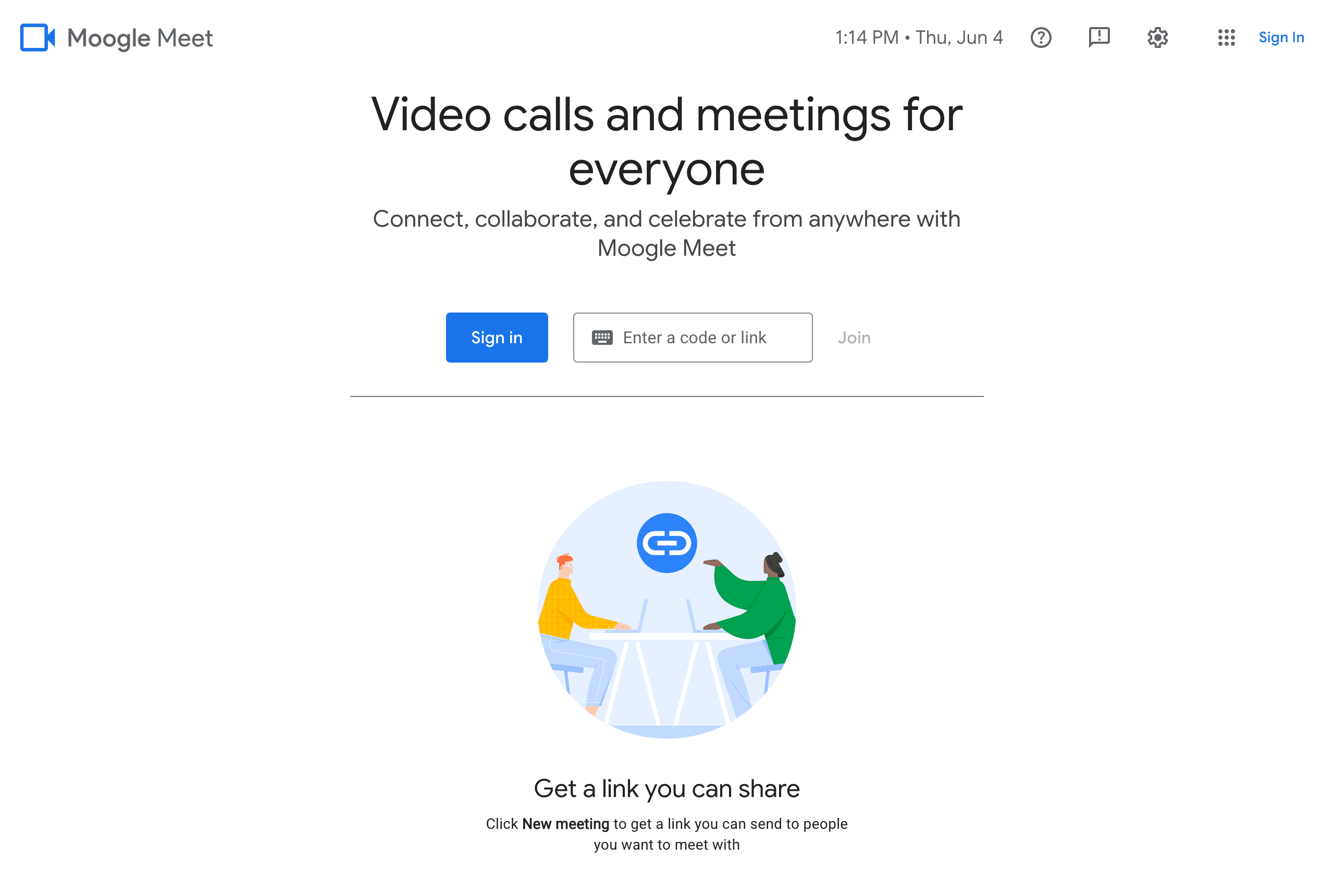 google-meet-clone preview